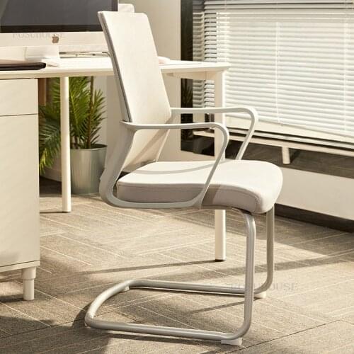 Home Hotel Lobby Back Computer Chairs Conference Front Desk Counter Office Chair Simple Bedroom Dormitory Ergonomics Armchair