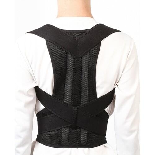 Plus Size 5XL Adult Back Posture Corrector Shoulder Lumbar Brace Spine Women Men Adjustable Correction Belt Corretor De Postura