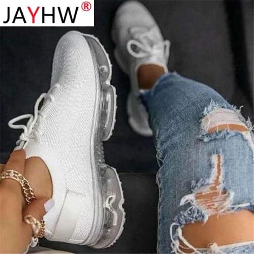 JAYHW Spring And Autumn Walking Shoes For Women Sneakers Mesh Breathable Running Shoes Multicolor Flats Leisure Sneakers Mujer