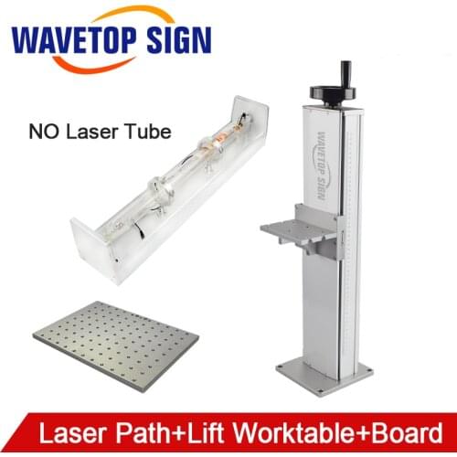 WaveTopSign CO2 Laser Marking Machine Laser Path + Lift Wortable + Plate use for CO2 Laser / Fiber Laser Mark Machine