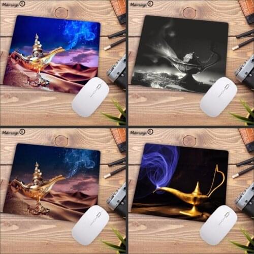 Mairuige Hot Sell Golden Bottle Mouse Pad Design Durable Gaming Anti-slip Optical Computer Mouse Mat Rectangular Pad 25x29cm