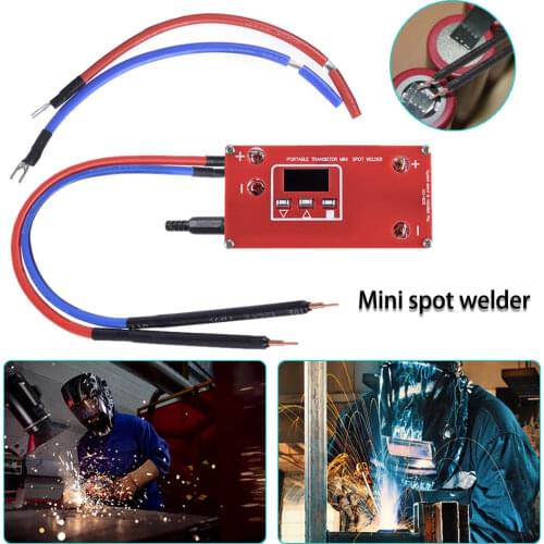 Mini Spot Welder Machine 18650 Battery Welding Power Supply Nickel Sheet DIY Single Chip Computer Control High Quality