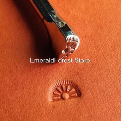 New Skin Carving Hand Printing Tool Precision Casting Mold Printing Tool Alloy Plate DIY Leather Craft