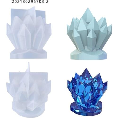 Diy Crystal Epoxy Mold Candle Casting Silicone Mould Jewelry Making Tools Home Table Decoration Supplies Resin Mold