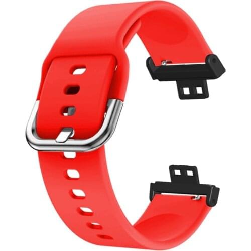 For Huawei Watch FIT Pure Color Watchbands Fashion Casual Sport Silicone Wrist Band Smart Watch Strap Band Accessories