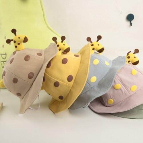 Baby Boy Girl Hat Accessories Kids Cap Cotton Sun Hats Boys Girls Sun Beach Caps Newborn Photography Props Children Sun Hat