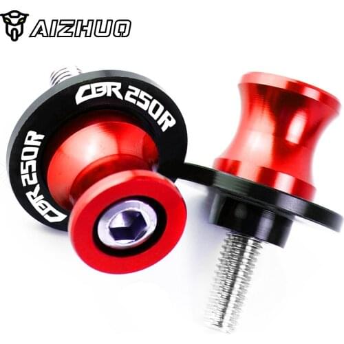Motorcycle Swingarm Sliders Screw Swing Slider Stand Screws 8MM CNC Aluminum For Honda CBR250R CBR 250R CBR250 R 2011-2018 2017