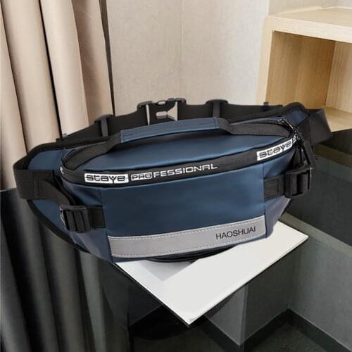 Sport Zipper Shoulder Pouch Multifunction Bag Belt Bag Pouch Packs Men Street Fanny Waist Bag Nylon Chest Bum Belt Pack