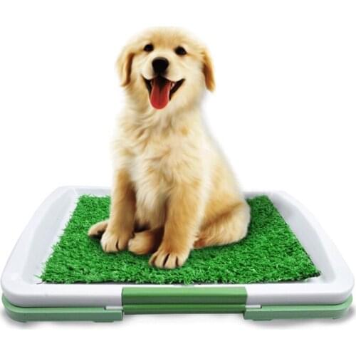 Pet training toilet dog toilet with lawn pet pad plastic dog toilet potty urinal