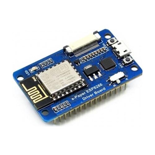 Universal e-Paper Driver Board with WiFi SoC ESP8266 onboard, supports various Waveshare SPI e-Paper raw panels