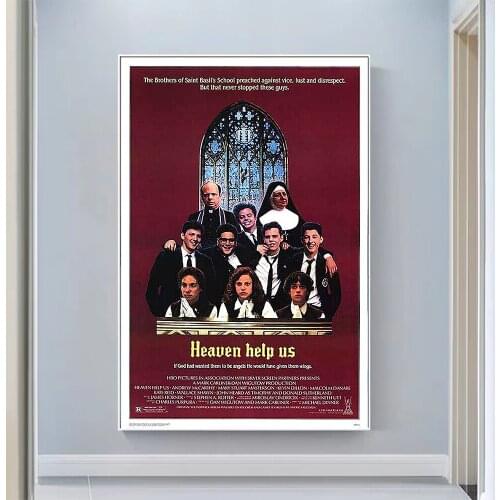 V0793 Heaven Help Us Vintage Classic Movie Wall Silk Cloth HD Poster Art Home Decoration Gift