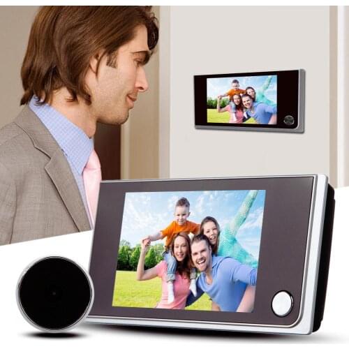 3.5 inch LCD 120 Degree Peephole Viewer Door Eye Doorbell Camera Doorbell Electronic Peephole Door Camera Viewer Outdoor