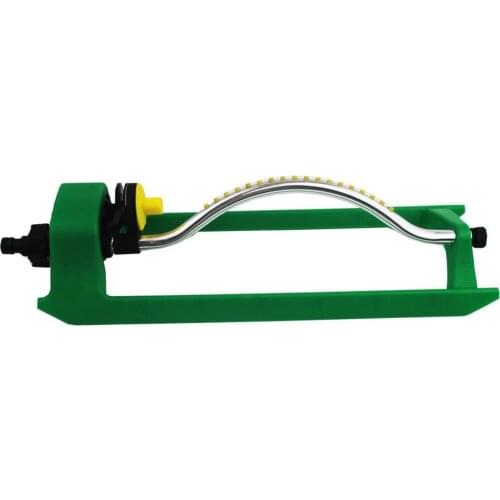 18 Hole Lawn Garden Sprinkler Automatic Fan Sprinkler Garden Water Sprinklers Lawn Irrigation Rotation Aluminum Tube Coverage