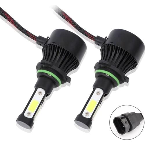 2pcs H4 H7 LED Car Headlight 72W 8000LM 6500K H11 9005 9006 Light Bulbs Running Lights