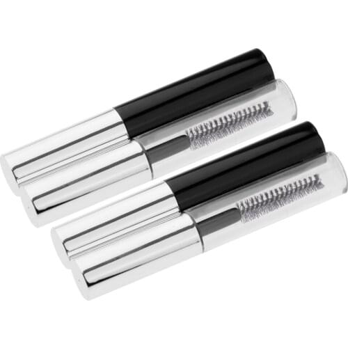 4pcs 4ml Empty Mascara Tube with Wand Eyelash Cream Container Bottle,Makeup Tube