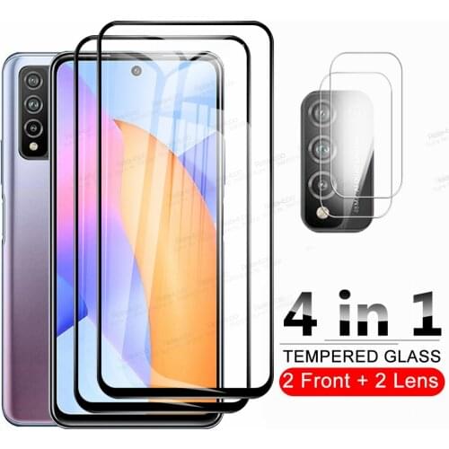 4 in 1 Camera Tempered Glass For Huawei Honor 10X Lite 10 Light On Honer Hono Honar 10i 10Lite Honor10 X i Cover Portective Film