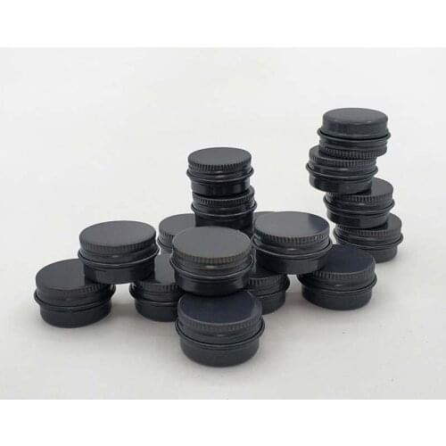 5g 10g Mini Aluminum Cream Jar Pot Maquillage Makeup Eyeshadow Nail Art Cosmetic Kids Mask Metal Tins Containers 50pcs/lot