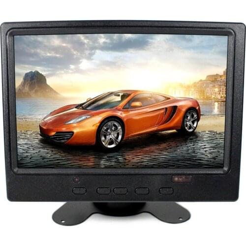 7inch 1280x800 IPS LCD Monitor With HD MI+VGA+AV Input Signal US Plug Power Adapter