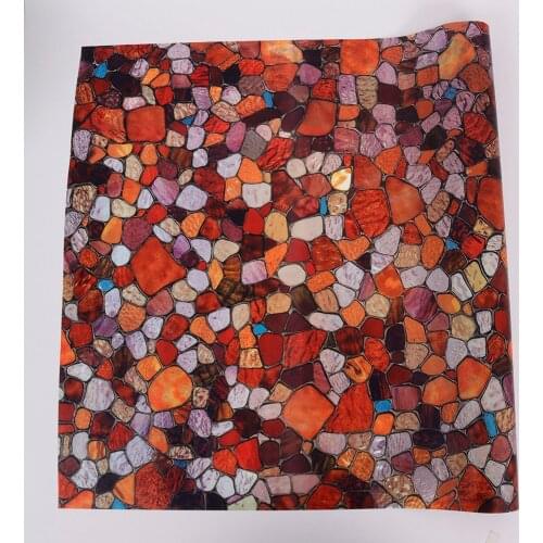 SUNICE Eco friendly Material No glue Static Cling Glass Privacy Window Film For Home Decoration Mosaic Patterns