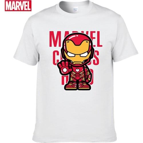 Marvel The Avengers Tony Stark Iron Man short sleeve t-shirts Summer Men t-shirt graphic t shirts Womens cotton 100% #20