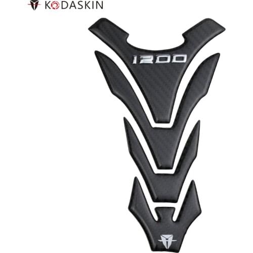 KODASKIN Tank Pad Stickers Protectors 3D Real Carbon Fiber for DUCATI MONSTER 1200 Multistrada 1200