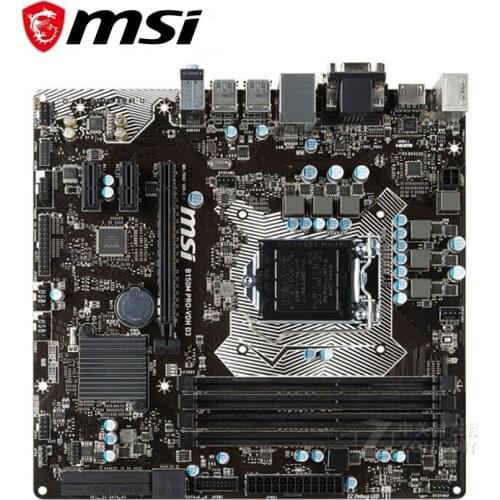 For MSI B150M PRO-VDH D3 Motherboard LGA 1151 DDR3 For Intel B150 B150M Desktop Mainboard SATA III USB3.0 PCI-E X16 3.0 Used