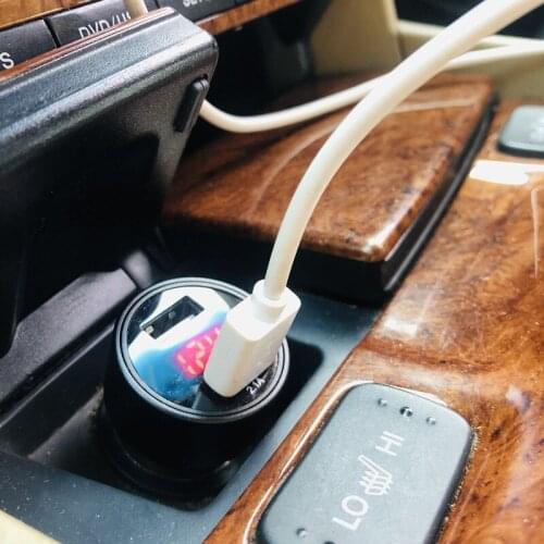 Mini Fast Charger Dual USB Car Phone Charger For Hyundai Accent 5 Coupe 3 Elantra 6 XD 4 Avante H-1 i10 2 Sonata 5 6 7 Verna XG