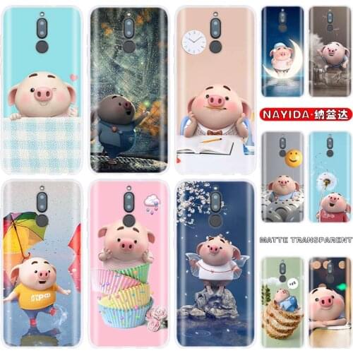 Pig fart Soft silicone Case For Huawei Mate 30 20 10 Lite Pro Cover Y7 Y9 2019 2018 2017 Nova 5T 4 3