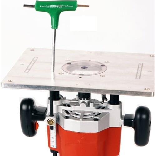 85x85mm Router Insert Plate for CNC Engraving Machine Trimming Machine Aluminum Router Table Insert Plate DIY Woodworking Tools