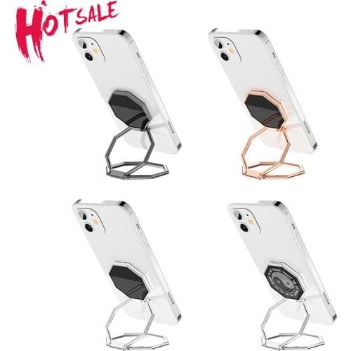 Luxury Spin Rotatable Phone Holder 360 Degree Rotatable Magnet Metal Finger Ring Smartphone Socket For Magnetic Smartphone Stand