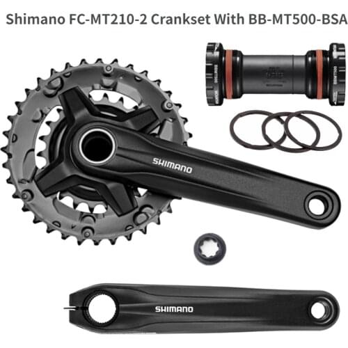 Shimano HollowTech FC-MT210 9 Speed Crank Crankset bicycle parts 170 36-22T 170 40-30-22T 44-32-22T