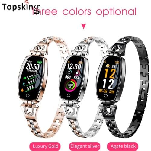 H8 smart Bracelets Women Heart Rate Band Blood Pressure measurement wristband Fitness Tracker electronic health IP67 Waterproof