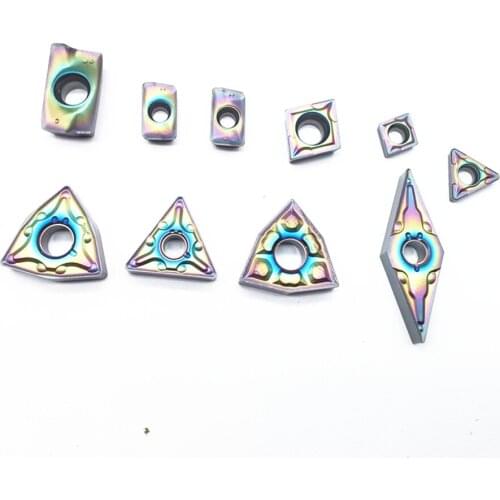 10PCS WNMG080404 TNMG160408 Superhard carbide insert HRC35-HRC65 Processing:hardened steel bearing steel Super hard steel Etc