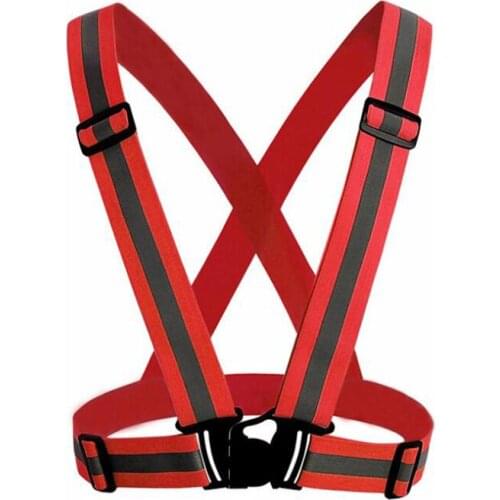Reflective Strap Night Running Riding High Visibility Reflective Vest Man Women Sports Safety Supplies