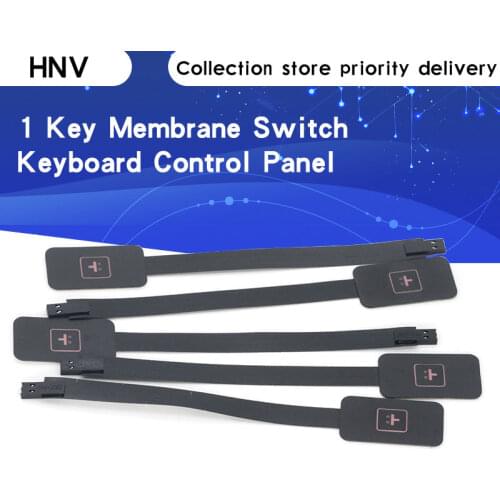 110MM Single One 1 Key Membrane Switch Keypad Keyboard Control Panel Ultra Slim