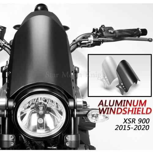 For YAMAHA XSR 900 XSR900 2015 - 2020 2019 2018 Motorcycle Windshield Windscreen Cover Aluminum Alloy Wind Shield Deflectore