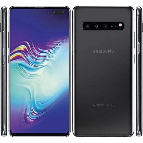 Samsung Galaxy S10 5G G977B/U Global Version 6.7" 8GB RAM 256GB ROM Octa Core 4 Camera NFC Exynos 9820 Mobile Phone Refurbished