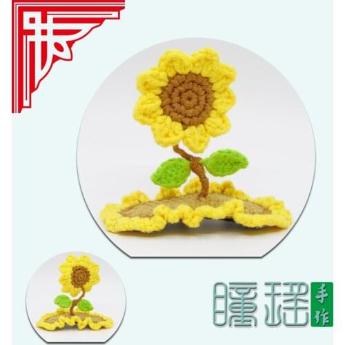 5pcs/set DIY hair clip-Hair accessories-handmade wool crocheted hair clip，Girl gift