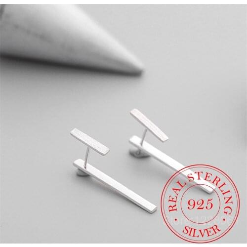 100% 925 Sterling Silver Stud Earrings For Women Wedding Gift Fashion Sterling-silver-jewelry Brinco Brincos Bijoux