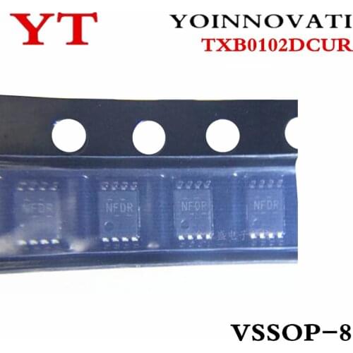 10pcs/lot TXB0102DCUR TXB0102 NFDR TRNSLTR BIDIRECTIONAL VSSOP-8 IC