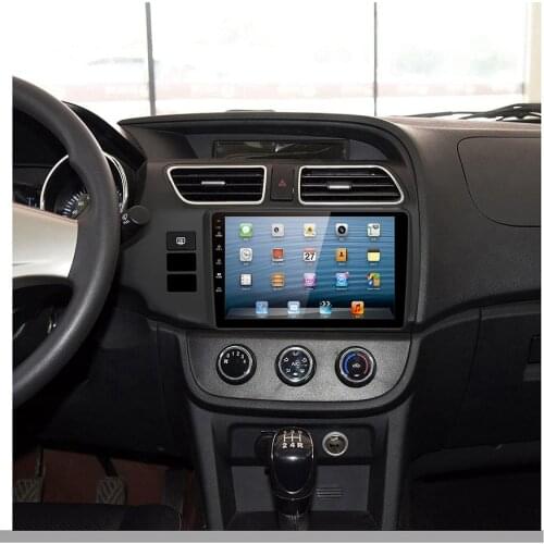 9 Inch Car Fascia For Baic HYOSOW S2 2014 Fascias Audio Fitting Adaptor Panel Frame Kits Car DVD Frame Dashboard