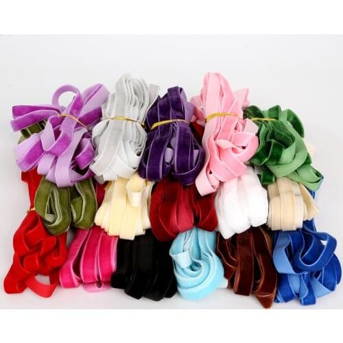 5Yards 3/8"(10mm) Velvet Ribbon Wedding Party Decoration Handmade Ribbon Gift Wrapping Hair Bowknot DIY Christmas Ribbon