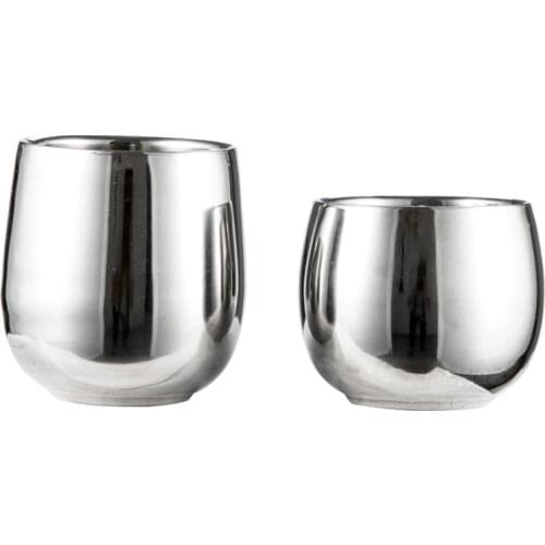 Stainless Steel Water Cups Double Layer Insulated Tea Cup Multifunctional Anti-scald Beer Cup