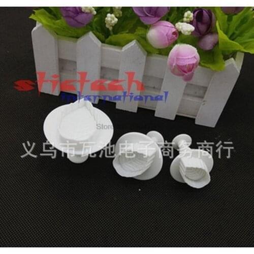 By dhl or ems 200 sets Rose Leaves Mold Cake Cutter Cookies Sugar craft Decorating Tool Cake Baking DIY Tools Cake Cutters