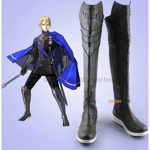 Fire Emblem Three Houses Dimitri Alexandre Bladud Characters Anime Costume Cosplay Shoes Boots