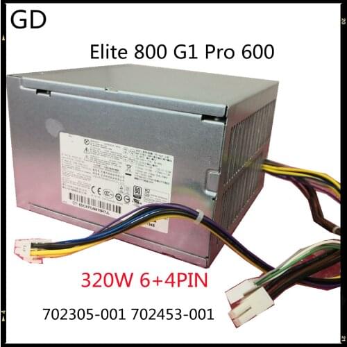 GD Original For Elite 800 G1 Pro 600 Tower PC 320W Power Supply 702305-001 702453-001 EPA90 Ent13 Full Tested Fast Shipping