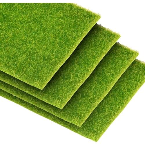 1PC 30x30cm DIY Mini Fairy Garden Simulation Plants Artificial Fake Moss Decorative Lawn Turf Green Grass Micro Landscape