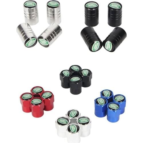 4pcs Car Tire Wheel Valve Stem Caps for Land Rover Freelander 2 L2 LF Discovery 3 4 L319 L462 Range Car-styling Auto Accessories
