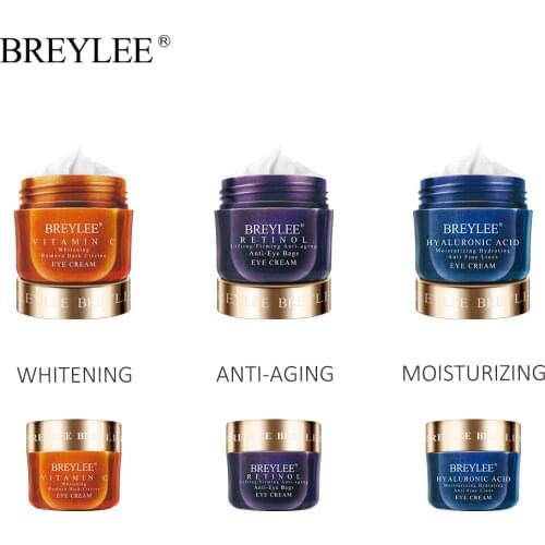 BREYLEE Face Cream Eye Cream Vitamin C Whitening Retinol Anti Aging Firming Serum Hyaluronic Acid Moisturizing Facial Skin Care