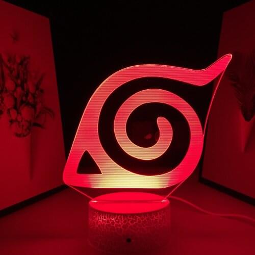 Anime Logo Lamp 3D LED Night Light for Birthday Gift Nightlight Child Bedroom Decoration Light Manga Acrylic Table Lamp